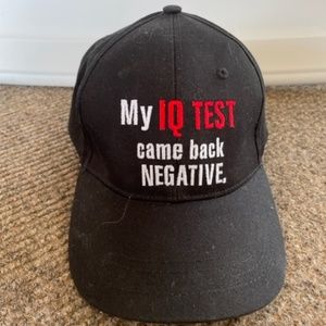 My IQ came back Negative Baseball Cap Hat